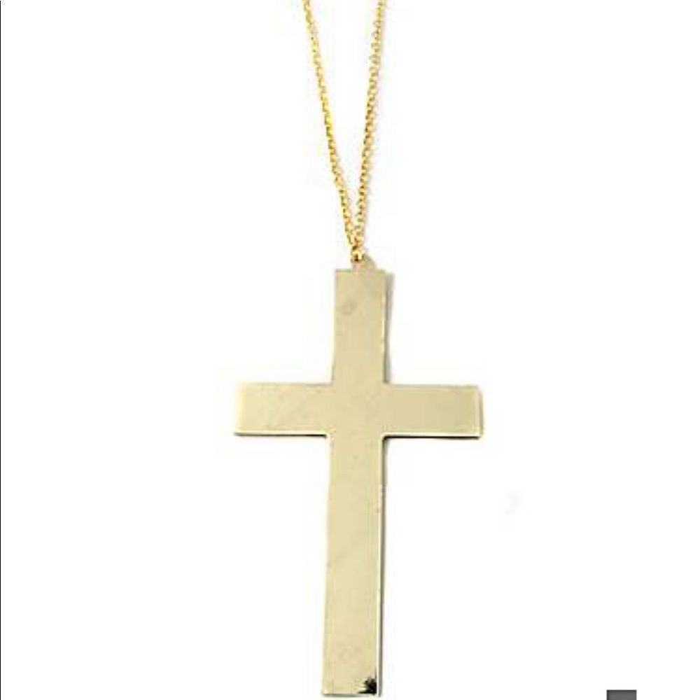 Spirit Halloween Cross Gold Metal